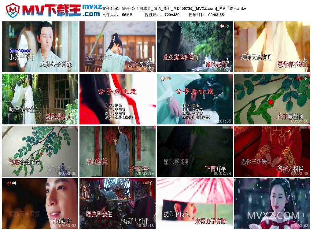 霈丹-公子向北走_国语_流行_MD405735